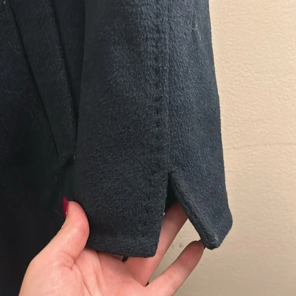 🐑🐇Ellen Tracy Angora & Wool Pea Coat - Picture 6 of 10